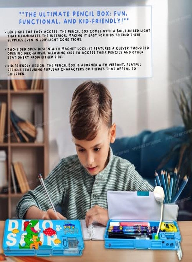 S4SQUARE ENTERPRISE صندوق هندسي أنيق من S4SQUARE ENTERPRISE مزود بإضاءة LED | أدوات مكتبية أنيقة للأطفال (عبوة واحدة) أفضل هدية عيد ميلاد أو هدية تذكارية للأطفال - Image 5
